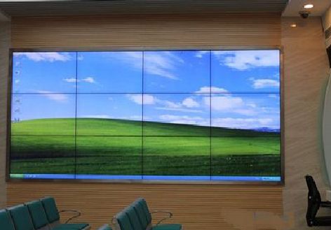 洛川液晶拼接屏的另类用法。